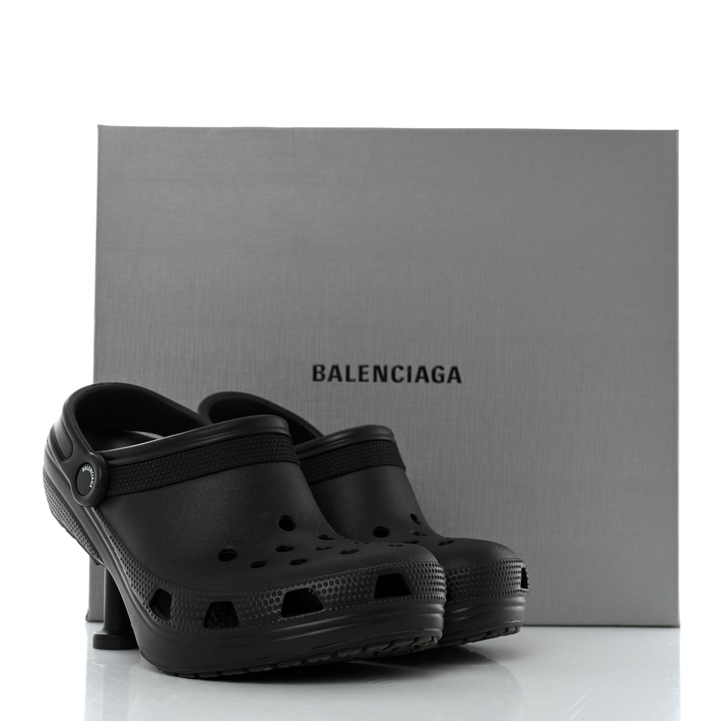 X CROCS Rubber Womens Madame 80 Sandals 37 Black