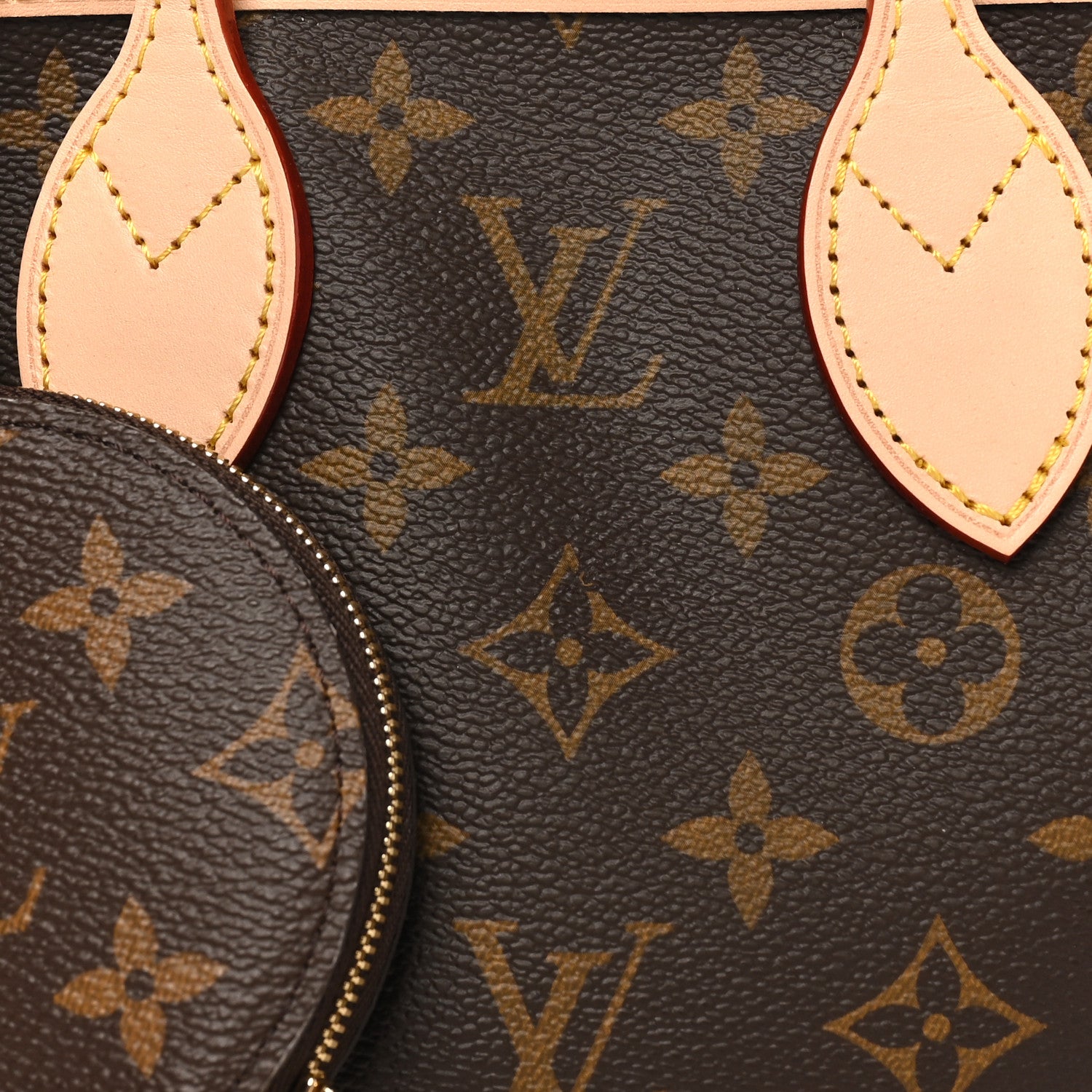 Louis Vuitton Monogram Neverfull BB Beige 7 of 9