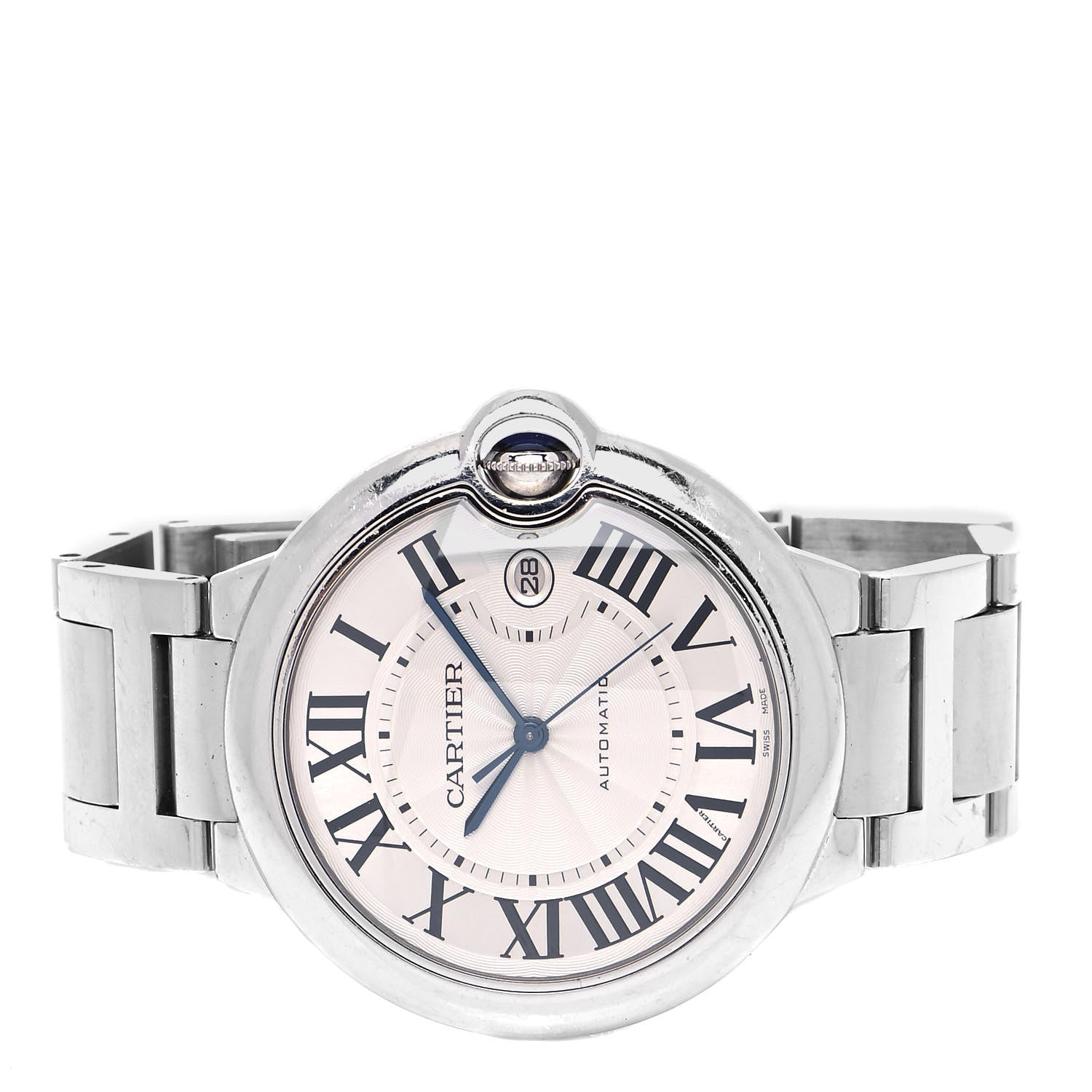 Cartier Stainless Steel 42mm Ballon Bleu De Cartier Automatic Watch 2 of 5