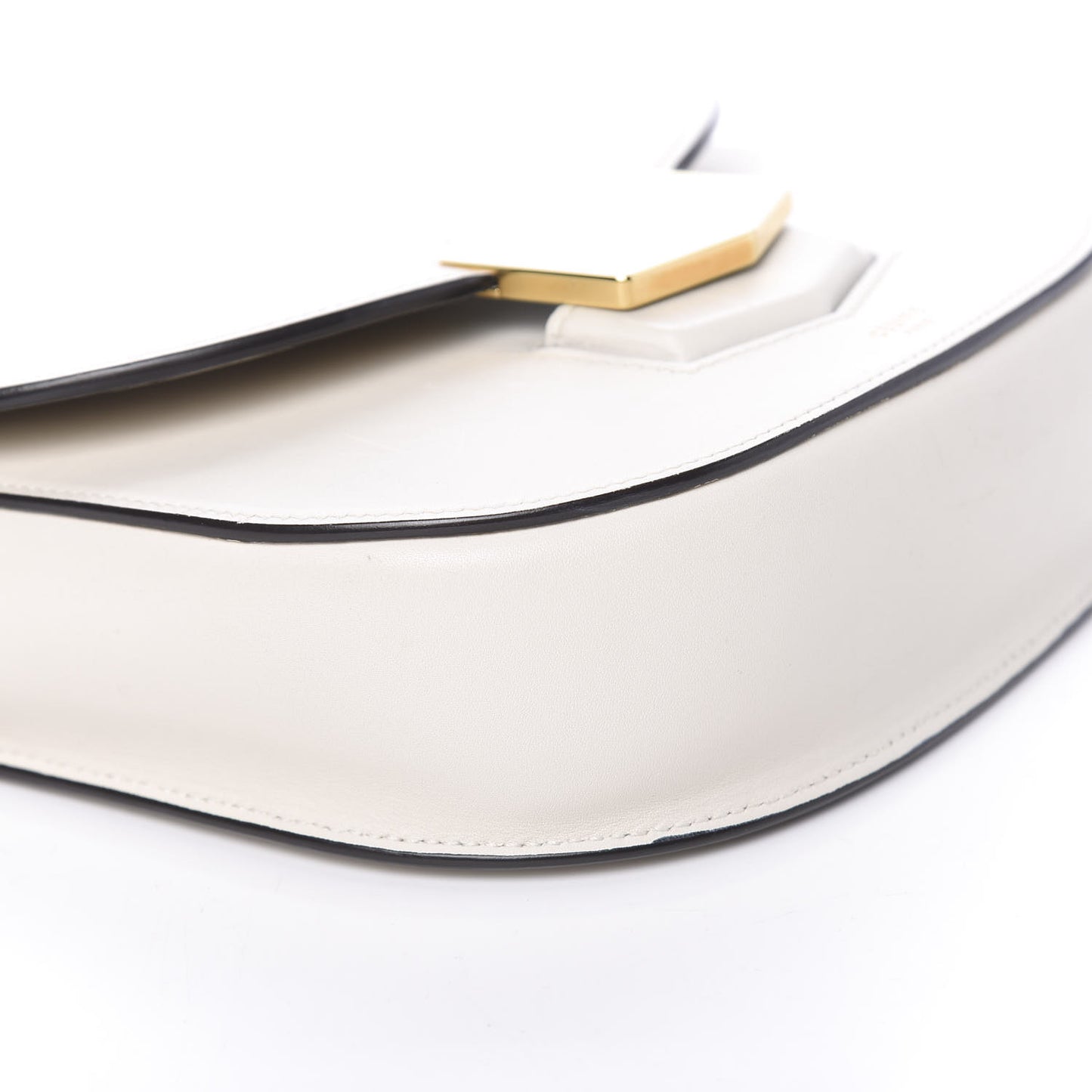 Smooth Calfskin Small Trotteur White