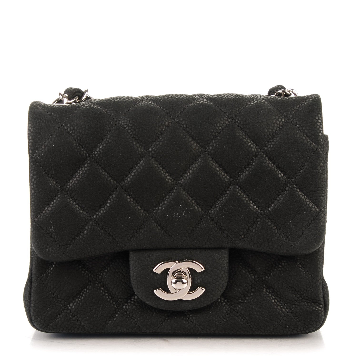 Chanel Iridescent Caviar Quilted Mini Square Flap Black 1 of 7