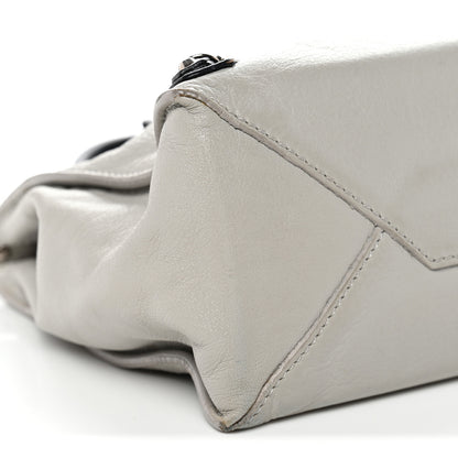 Balenciaga Calfskin Papier Mini A4 Zip Around Tote Grey Black 8 of 15