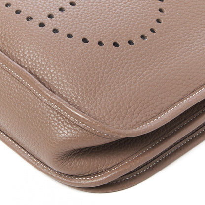 Hermes Taurillon Clemence Evelyne II PM Etoupe 6 of 12