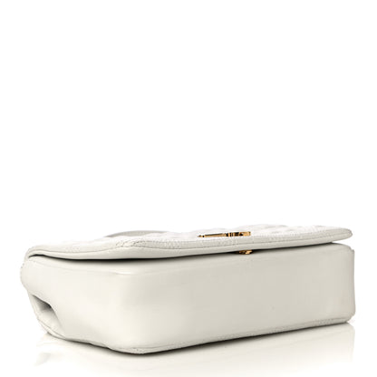 Burberry Lambskin Quilted Small Lola Bag White 3 of 11