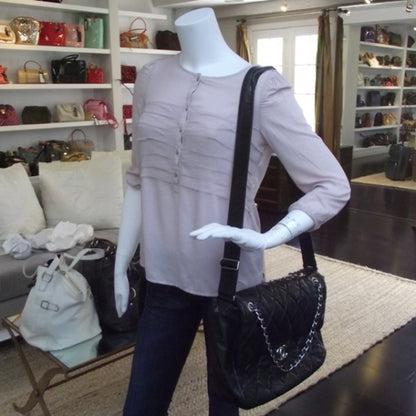 Chanel Caviar Maxi Flap Messenger Bag Black 2 of 12