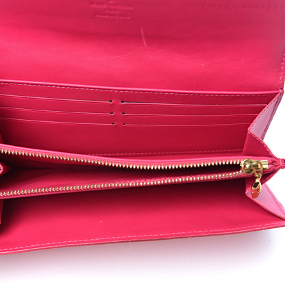Louis Vuitton Vernis Sarah Wallet Rose Pop 4 of 13