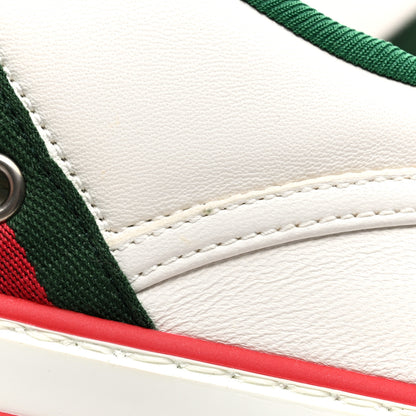 Gucci Canvas Web Womens 1977 Tennis Sneakers 40 White 9 of 9