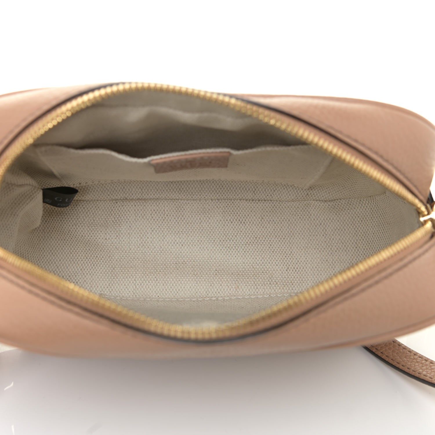 Gucci Pebbled Calfskin Small Soho Disco Bag Camelia 5 of 14