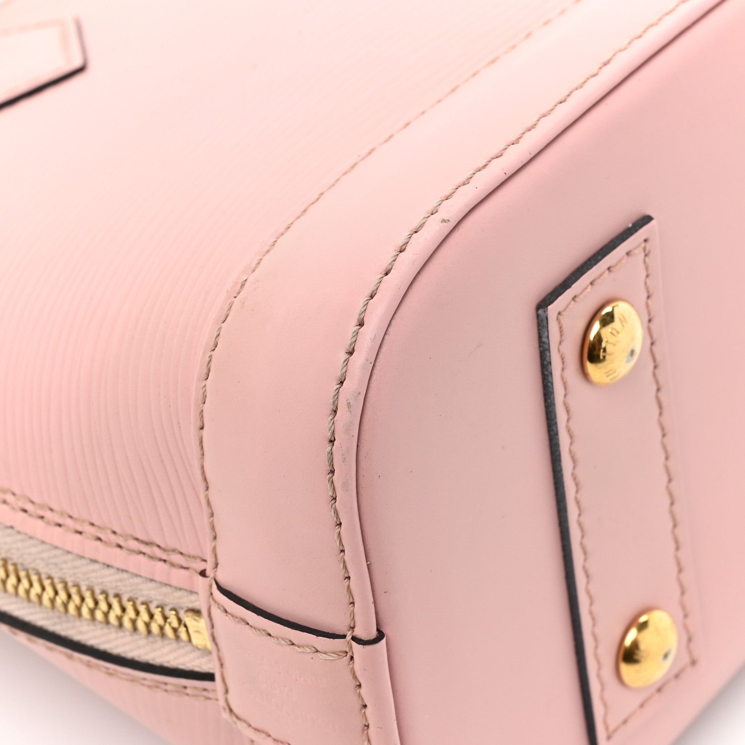 Louis Vuitton Epi Blooming Flowers Alma BB Rose Ballerine 16 of 19
