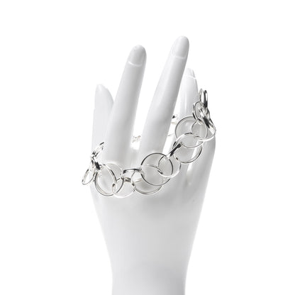 Tiffany Sterling Silver 1837 Interlocking Circles Bracelet 2 of 7