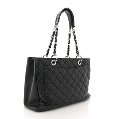 Chanel Caviar Quilted Grand Shopping Tote GST Black 3 of 12