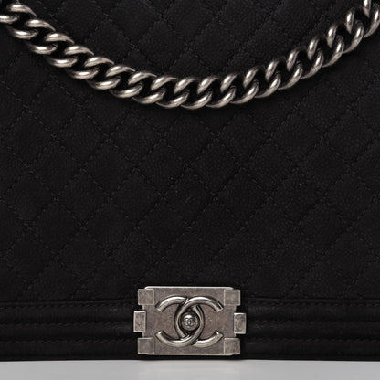 Chanel Iridescent Caviar Quilted Large Boy Flap Black 10 of 10