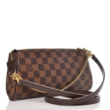 Louis Vuitton Damier Ebene Eva Clutch 3 of 9