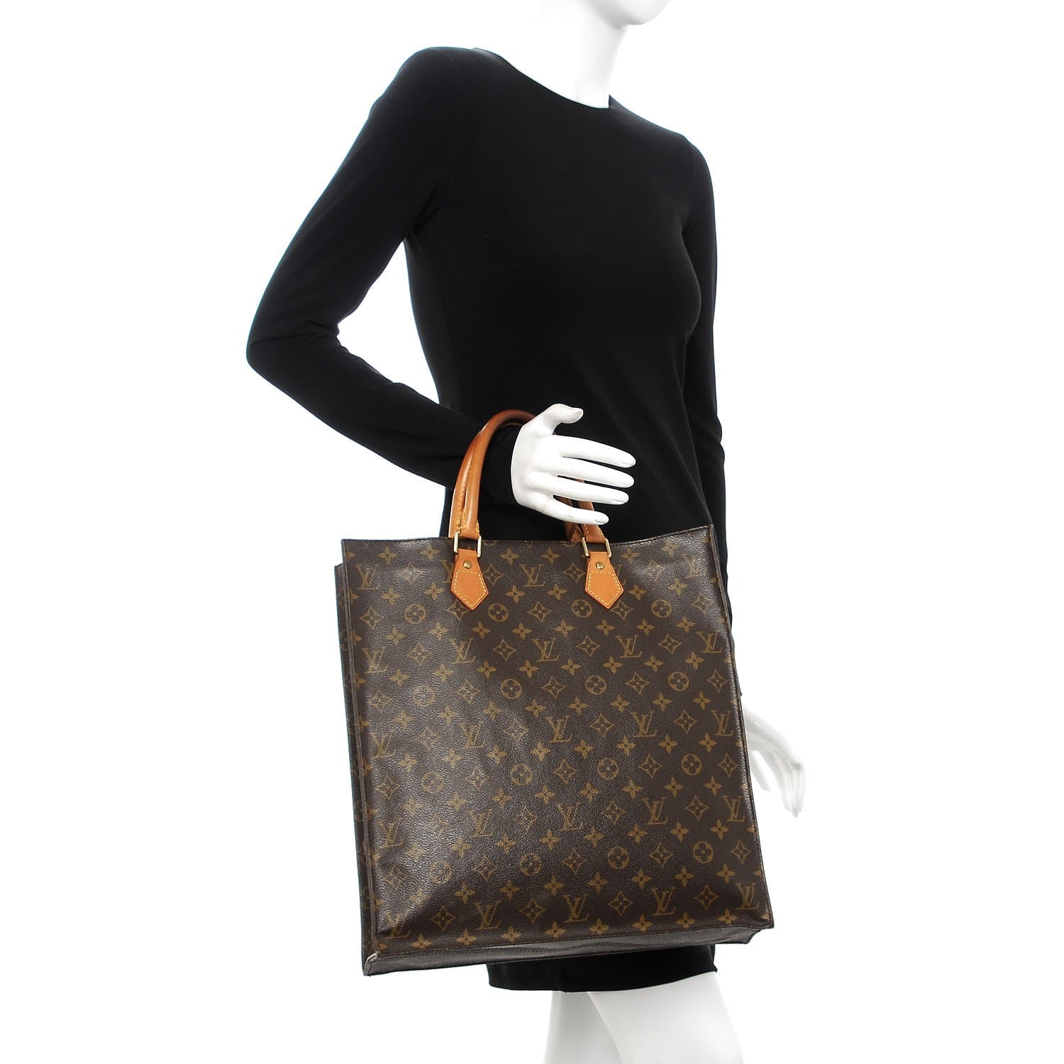 Louis Vuitton Monogram Sac Plat 2 of 16