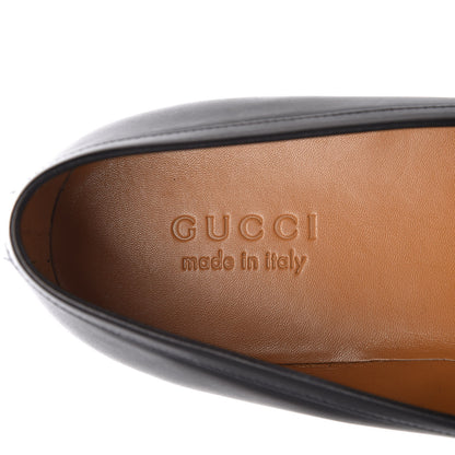 Gucci Calfskin Horsebit Mens Jordaan Loafers 11 Black 6 of 11