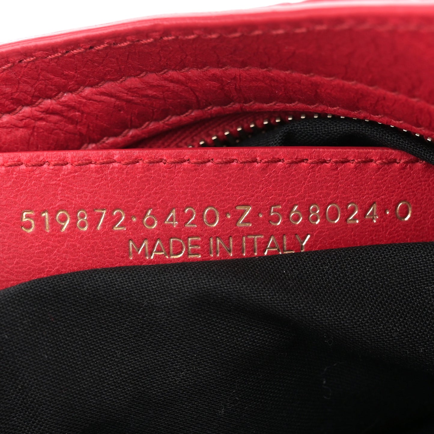Agneau Giant 12 Gold Hardware Town Rouge Cardinal