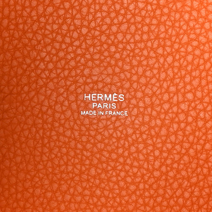 Hermes Taurillon Clemence Picotin Lock 18 PM Orange 2 of 14