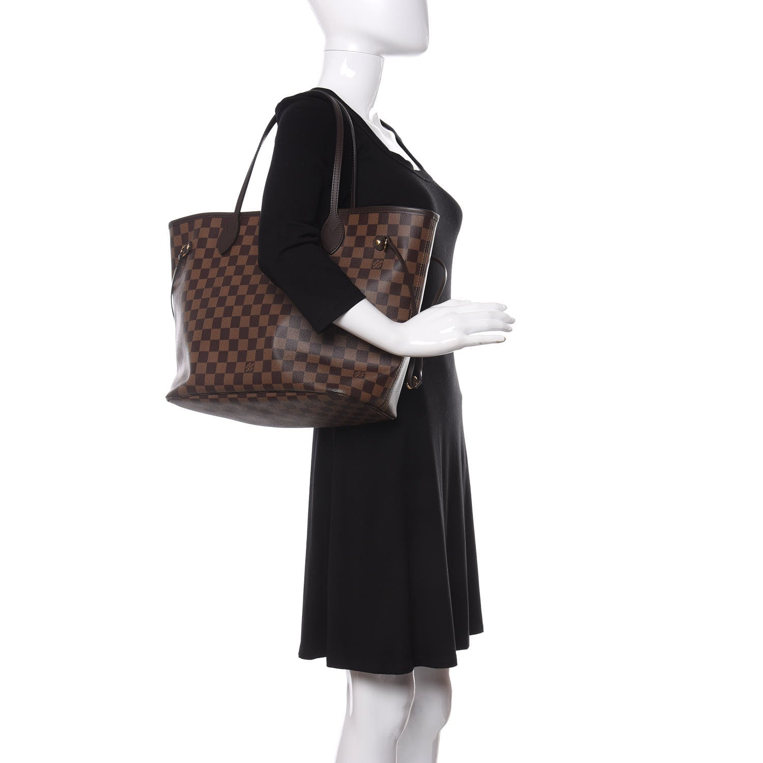 Louis Vuitton Damier Ebene Neo Neverfull MM 2 of 12