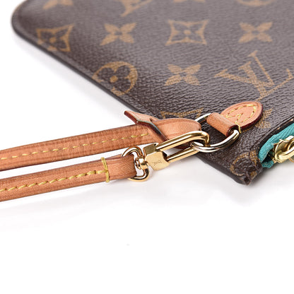 Louis Vuitton Monogram Neverfull MM GM Pochette Turquoise 13 of 13