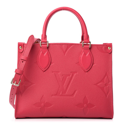 Louis Vuitton Empreinte Monogram Giant Onthego PM Freesia 1 of 10