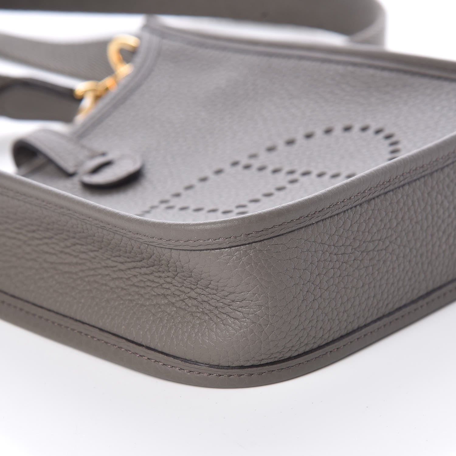 Hermes Taurillon Clemence Evelyne TPM Etain 8 of 10