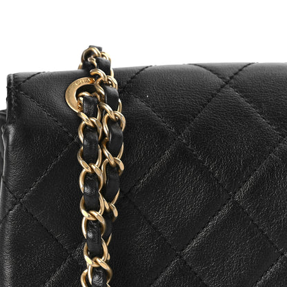 Chanel Calfskin Quilted Small Enchained Flap Black 11 of 12