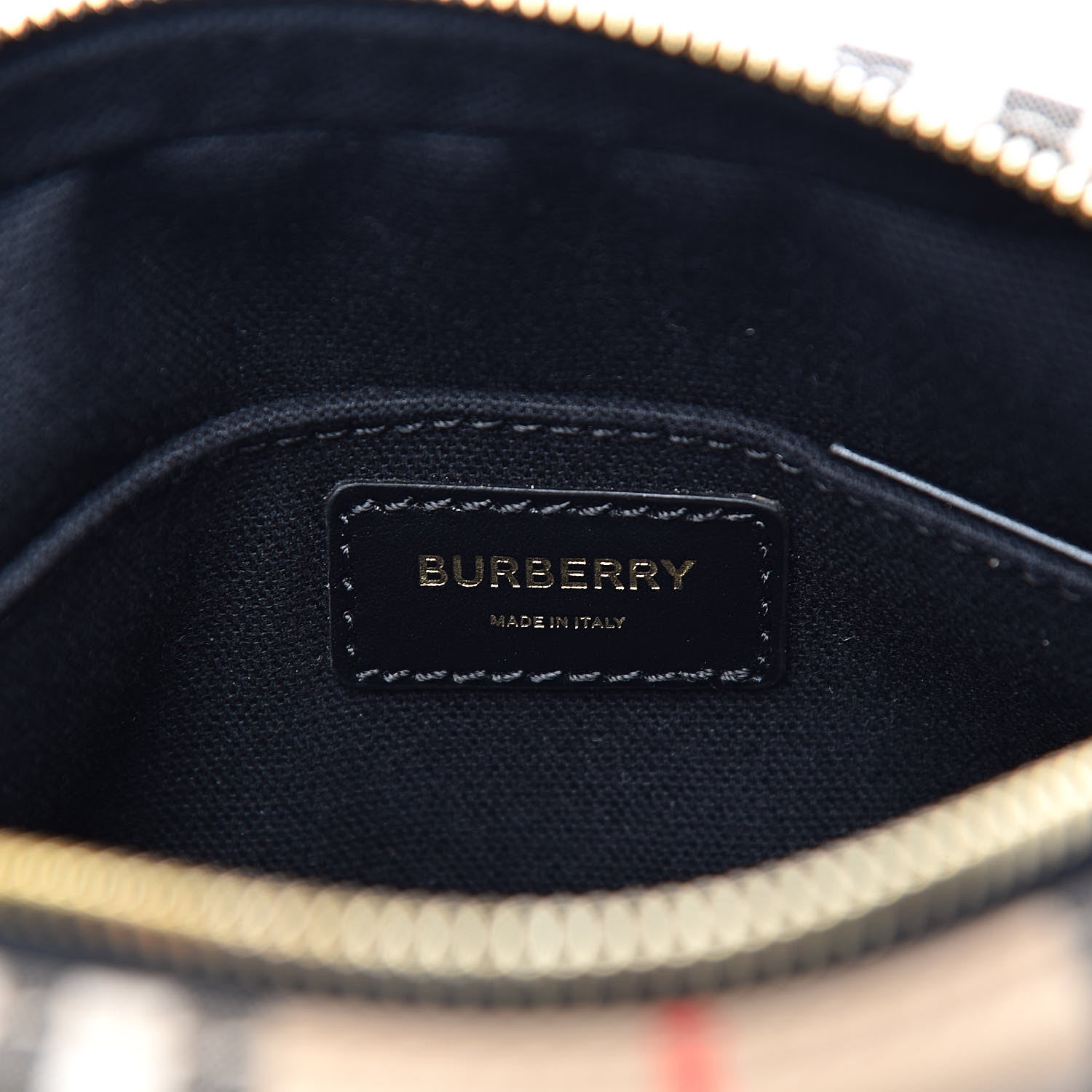 Burberry Calfskin Vintage Check Camera Bag Archive Beige 6 of 9