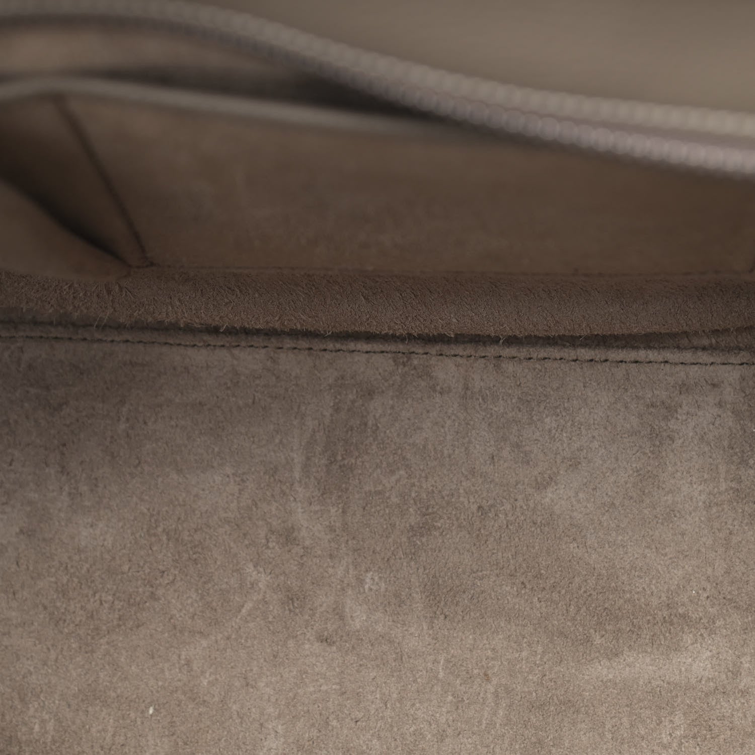 Celine Drummed Calfskin Micro Luggage Souris 10 of 11