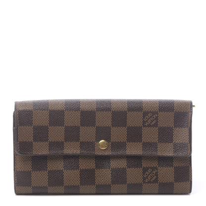 Louis Vuitton Damier Ebene Sarah Wallet 1 of 6