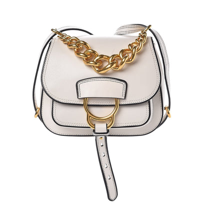 Miu Miu Goatskin Madras Dahlia Shoulder Bag White 1 of 9
