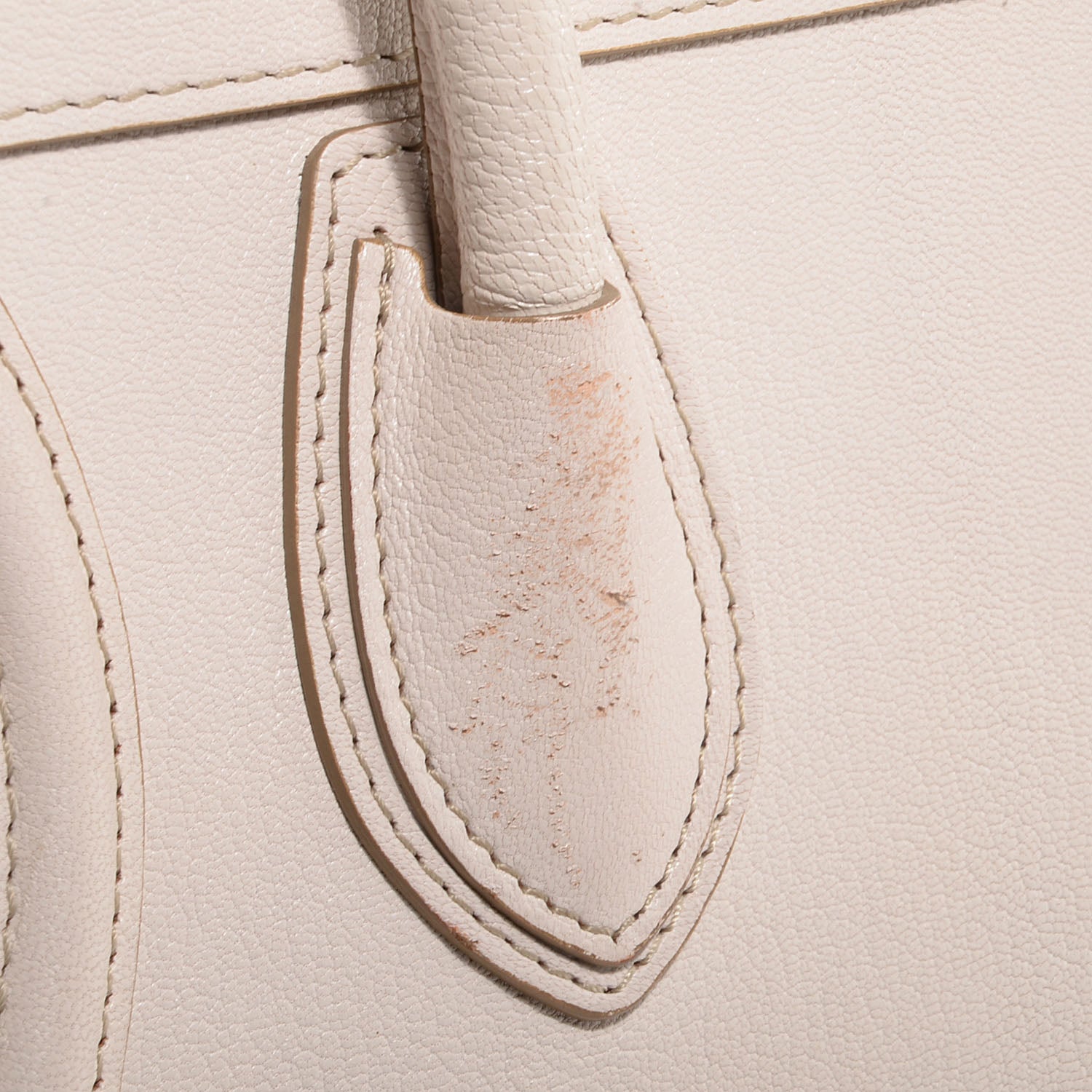 Celine Drummed Calfskin Mini Luggage 4 of 10