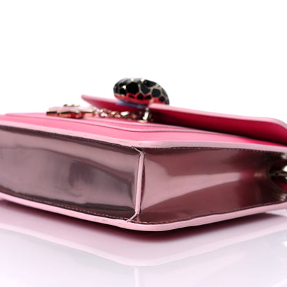 Bulgari Calfskin Metallic Calfskin Serpenti Forever Marble Star Adorned Crossbody Bag Flash Amethyst 6 of 11