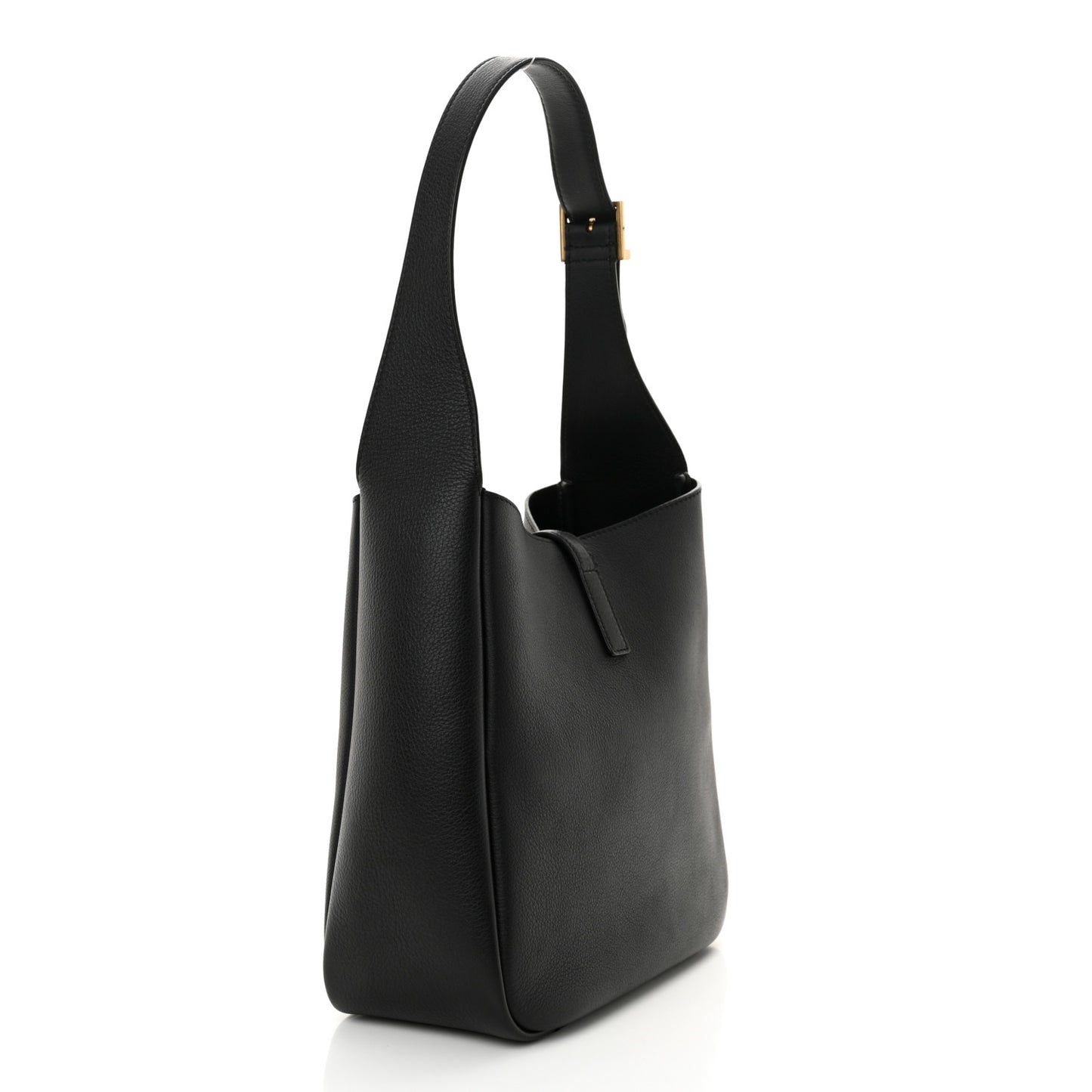 Grained Calfskin Small Le 5 A 7 Soft Hobo Black