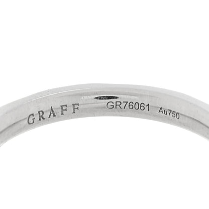 Graff 18K White Gold Diamond Laurence Graff Signature Band Ring 47 4.25 4 of 6