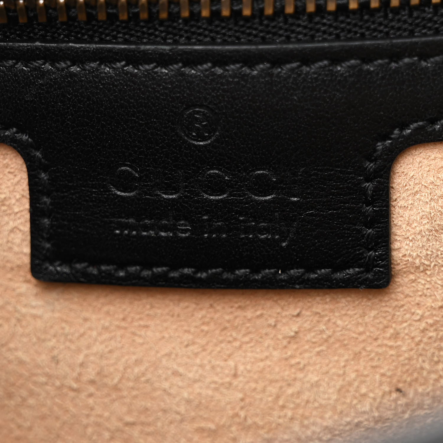 Gucci Calfskin Matelasse Medium GG Marmont Shoulder Bag Black 6 of 11