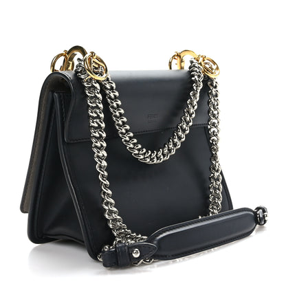 Fendi Vitello Century Opaco F is Fendi Small Kan I Shoulder Bag Black 3 of 9