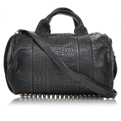 Alexander Wang Leather Rocco w Rose Gold Hardware Black 1 of 7