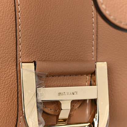 Delvaux Grained Calfskin Mini Brillant Satchel Natural 9 of 13