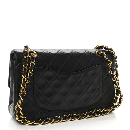 Chanel Lambskin Quilted Small Double Flap Black 3 of 10