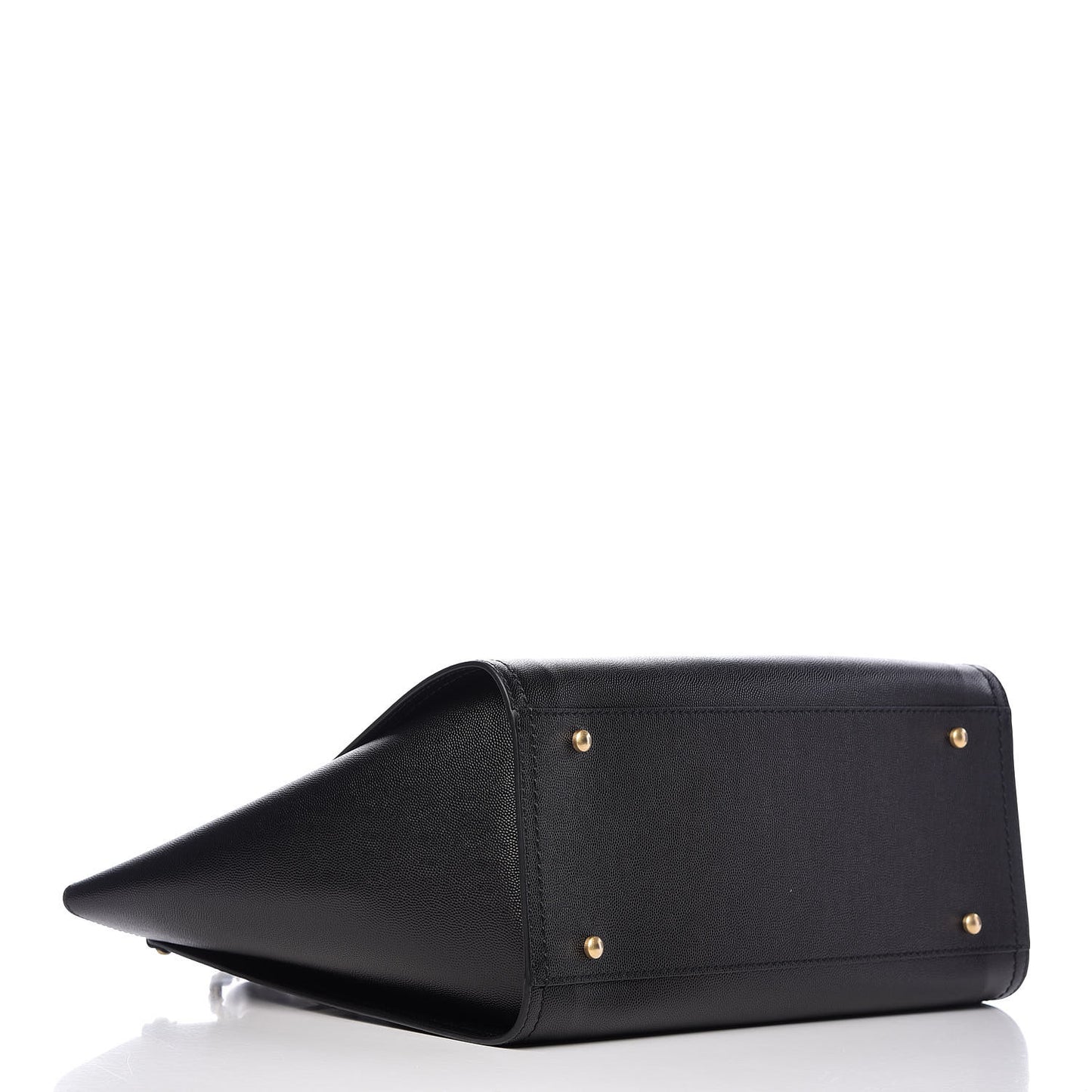 Caviar Small Studded Deauville Tote Black