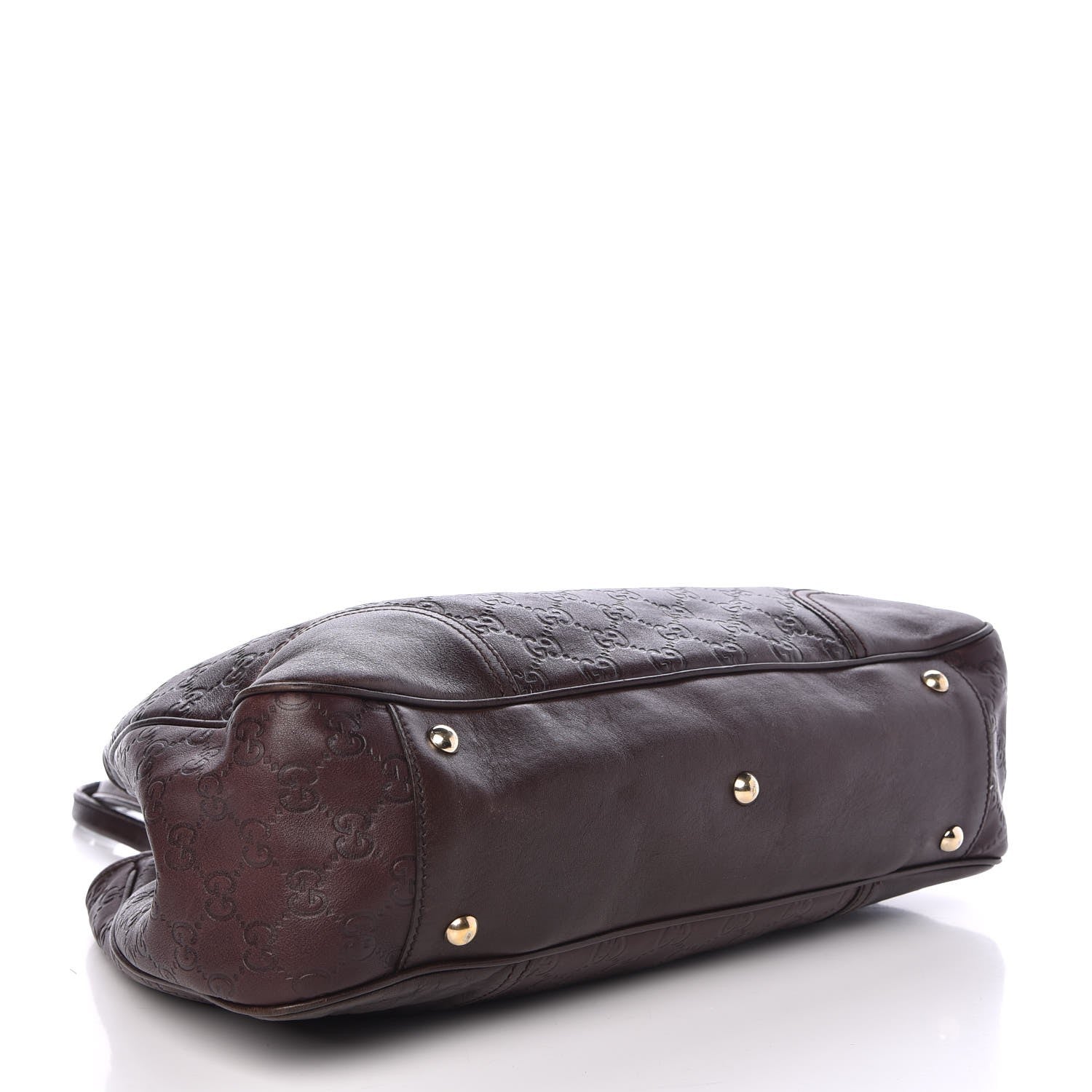 Gucci Guccissima Medium Princy Tote Dark Brown 4 of 7