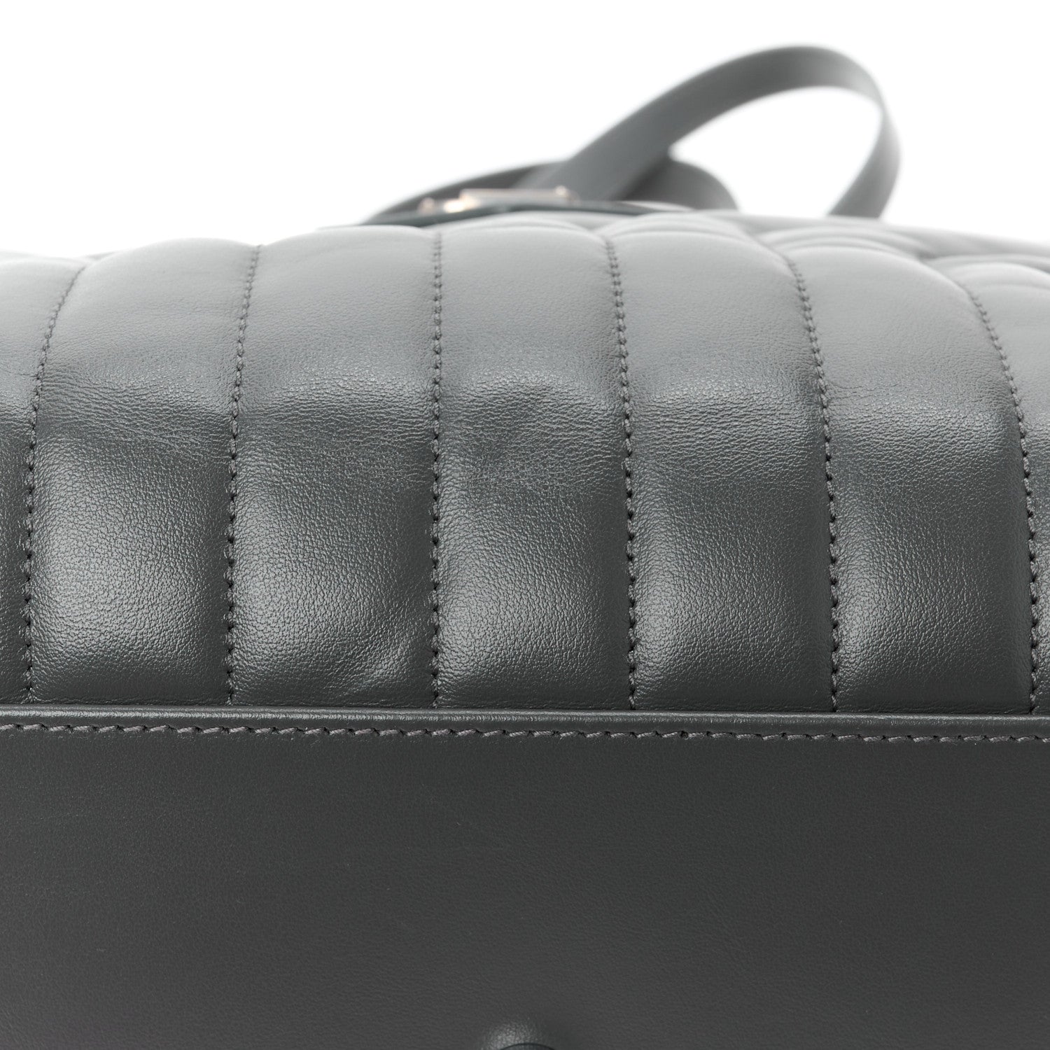 Saint Laurent Calfskin Y Quilted Monogram Large Loulou Shopper Fog 14 of 14