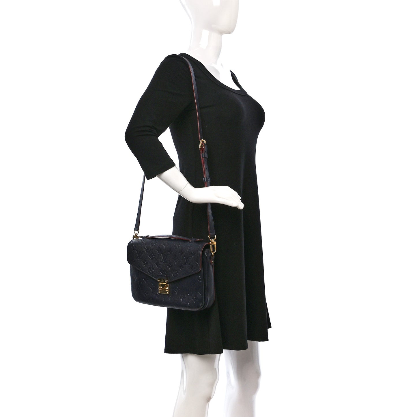 Empreinte Pochette Metis Marine Rouge