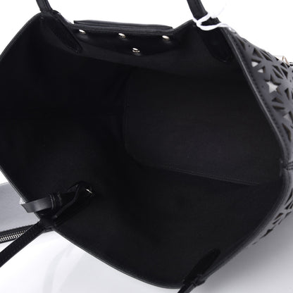 Givenchy Calfskin Lazer Cut Medium Antigona Tote Black White 5 of 7