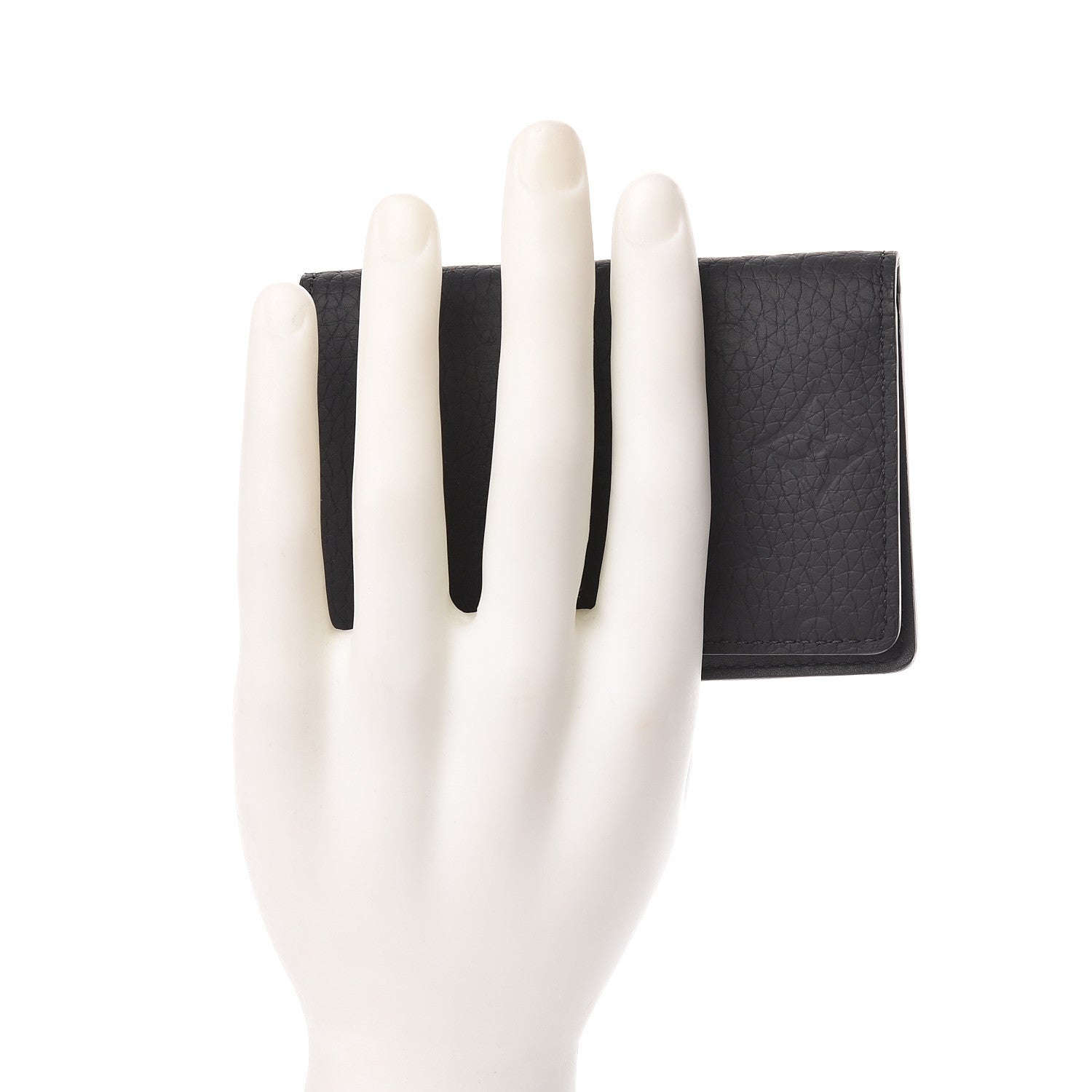 Louis Vuitton Taurillon Monogram Pocket Organizer Black 2 of 7