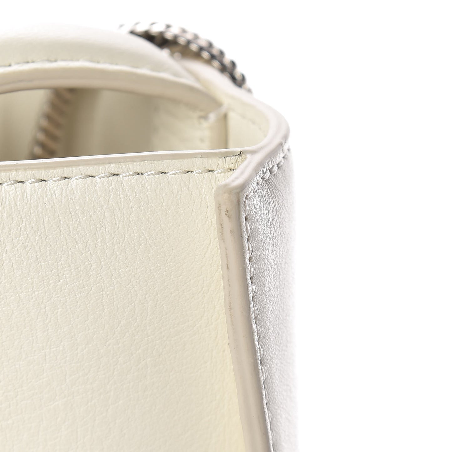 3.1 Smooth Calfskin Small Soleil Bucket Bag Off White