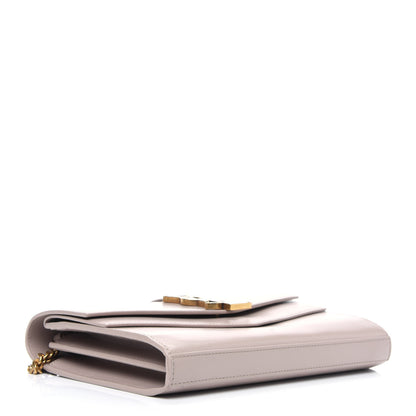 Saint Laurent Smooth Calfskin Monogram Medium Sulpice Shoulder Bag Light Natural 3 of 12
