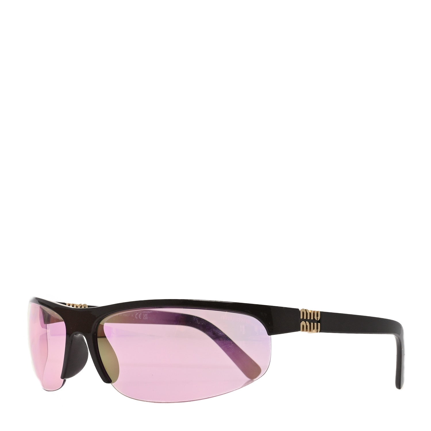 Miu Miu Acetate Mirror Miu Nocturne SMU A02 Sunglasses Cocoa Pink 1 of 7