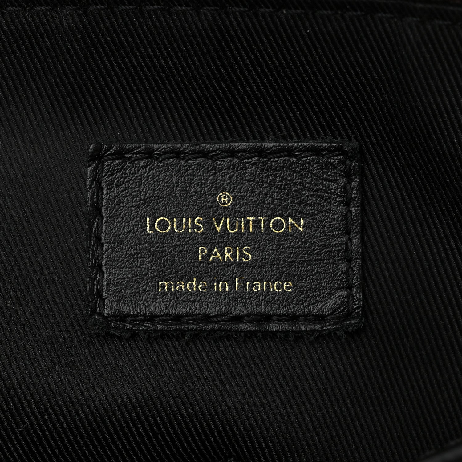 Louis Vuitton Damier Ebene Odeon Tote MM Black 6 of 9