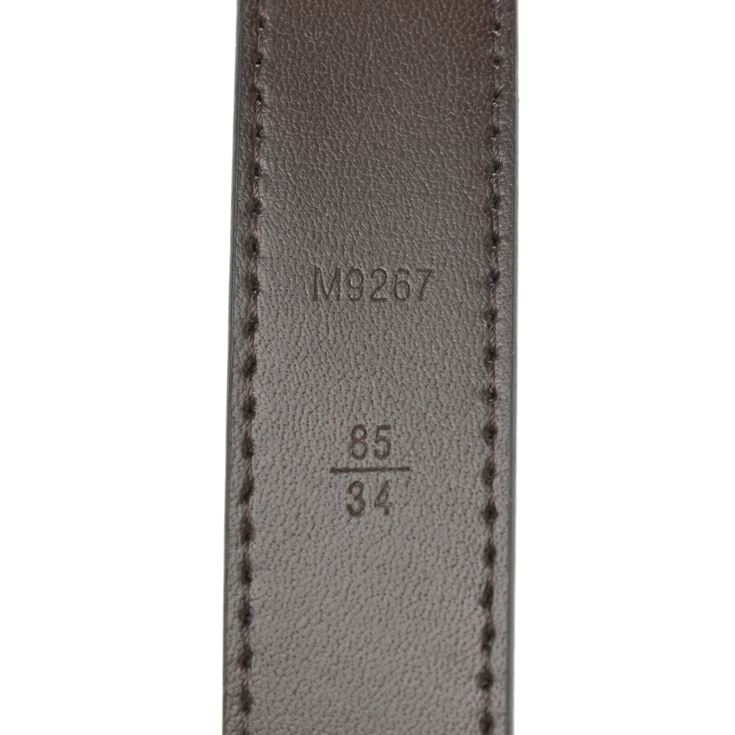 Mini Damier Ebene 25mm LV Initiales Belt 85 34